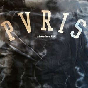 PVRIS Tie Dye Band Tee in blue